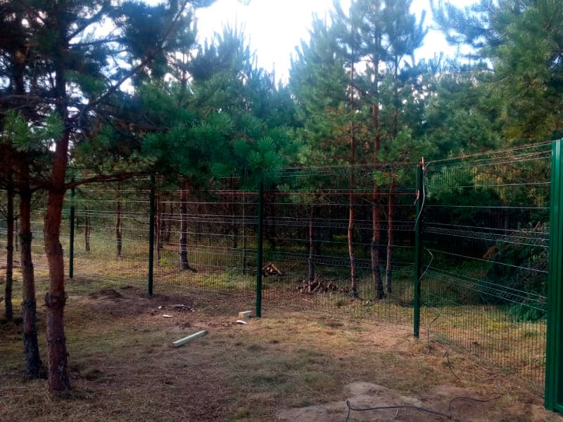 Секционные заборы с полимерным покрытием